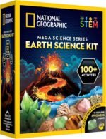 National Geographic Earth Science Kit – 100+ Science Experiments & Activities for Kids, Crystal Growing, Volcano Science Kit, Rock Collection, STEM Project Toy for Boys & Girls (Amazon Exclusive) - Image 2
