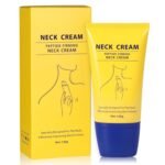 Neck Firming Cream with Massage Roller Hydrating & Tightening & Lifting Cream Silky Texture for Woman - Image 2