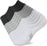 No Show Socks Womens Athletic Cushion Ankle Footies Low Cut 5-6 Pairs - Image 2