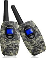 Retevis RT628 Kids Walkie Talkies,Army Toys for 6-12 Year Old Boys Girls,FRS Walky Talky with Key Lock,Gift for Outdoor Adventure Camping Hunt Trip(2 Pack,Camo) - Image 2