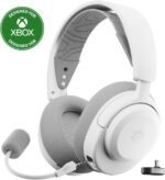 SteelSeries Arctis Nova 3X Wireless Multi-Platform Gaming Headset — Mobile App Control — 40 HR Battery — Neodymium Magnetic Drivers — 2.4GHz/Bluetooth — Xbox, PS5, PC, Switch, Mobile — White - Image 2