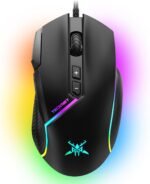TECKNET Wired Gaming Mouse, 12,800 DPI with Optical Sensor, 8 Programmable Buttons, 13 RGB Backlit Modes, Ergonomic Design, Custom Software Gaming Mice for Laptop,PC - Image 2