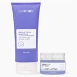 goPure Neck Firming Duo, Tighten & Lift Neck Cream, Refine & Renew Body Scrub, 2 piece set - Image 2