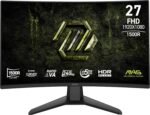 msi MAG 274CF X24 27-inch 1920 x 1080 (FHD) Gaming Monitor, 240Hz, AMD Adaptive-Sync, HDR Ready, HDMI, VGA Port, VESA Mountable, Tilt, 4-Side Slim Bezel, 0.5ms, Black - Image 2