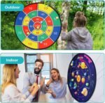 BooTaa 29" Large Dart Board for Kids, Kids Dart Board with Sticky Balls, Boys Toys, Indoor/Sport Outdoor Fun Party Play Game Toys, Birthday Gifts for 3 4 5 6 7 8 9 10 11 12 Year Old Boys Girls - Image 4