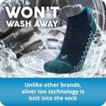 Balega Silver Compression Fit Performance No Show Athletic Running Socks for Men and Women (1 Pair) - Image 9