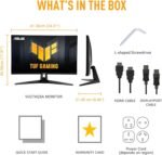 ASUS TUF Gaming 27” 1440P Monitor (VG27AQL5A) – QHD (2560 x 1440), 210Hz, 0.3ms, Fast IPS, Extreme Low Motion Blur Sync, Speakers, DisplayWidget Center, Gaming AI, Height Adjustment, 3 yr Warranty - Image 9