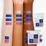 K'APEINE Glitter Shimmer Eyeshadow Makeup Palette, 4Colors Sparkle Eye Shadow Palettes Highly Pigmented Makeup Kit Long Lasting Waterproof Blendable Eyeshadow Palette - Image 3