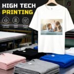 FEEGO Custom T Shirts for Men Women Create Your Own Custom Shirt with Text Image Logo Print Front & Back Design Option - Image 6