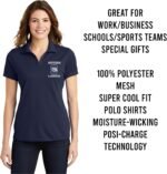 INK STITCH Women Lst640 Custom Embroidery Personalized Logo Texs Mesh Cool Fit Polo Shirts - Image 5