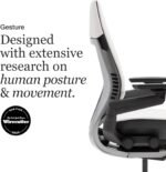 Steelcase Gesture Office Chair - Ergonomic Work Chair with Wheels for Carpet - Comfortable - Intuitive-to-Adjust for Desk - 360-Degree Arms - Coconut Yellow Fabric - Image 4