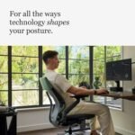 Steelcase Gesture Office Chair - Ergonomic Work Chair with Wheels for Carpet - Comfortable - Intuitive-to-Adjust for Desk - 360-Degree Arms - Coconut Yellow Fabric - Image 8