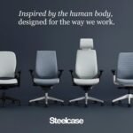 Steelcase Gesture Office Chair - Ergonomic Work Chair with Wheels for Carpet - Comfortable - Intuitive-to-Adjust for Desk - 360-Degree Arms - Coconut Yellow Fabric - Image 9