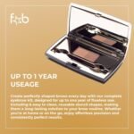 Fab Brows Duo Eyebrow Kit, Ultimate Brow Stencil Kit with Compact Powder Mirror and Eyebrow Shaper, Waterproof Eyebrow Makeup Kit Contour Palette, Eyebrow Cosmetics, (Light/Medium Brown) - Image 7