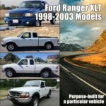 Jokuye 60/40 Heavyweight Sandwich Composite Fabric Front Bench Seat Covers for Ford Ranger XLT 1998 1999 2000 2001 2002 2003, Soft, Comfortable, and Easy to Clean-Without Console Cover -Gray - Image 3