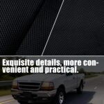 Jokuye 60/40 Heavyweight Sandwich Composite Fabric Front Bench Seat Covers for Ford Ranger XLT 1998 1999 2000 2001 2002 2003, Soft, Comfortable, and Easy to Clean-Without Console Cover -Gray - Image 7