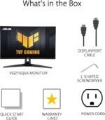 ASUS TUF Gaming 27” 4K HDR Monitor (VG27UQ1A) – 160Hz, 1ms, Extreme Low Motion Blur Sync, NVIDIA G-SYNC Compatible, AMD FreeSync Premium, 95% DCI-P3, DisplayWidget, 3 yr Warranty - Image 8