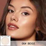 Erinde Single Beige Matte Eyeshadow Palette, Velvet Eye Shadow Compact Powder Primer Base Makeup, Neutral Nudes Matte Pressed Powder Eye Shadow Palette, 06# Beige - Image 5