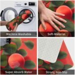 Red Apricot Doormat, Washable Entryway Doormat, 23.6 X 15.7 Inches, *Suitable for Both Indoor and Outdoor Use. - Image 6