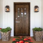 Red Apricot Doormat, Washable Entryway Doormat, 23.6 X 15.7 Inches, *Suitable for Both Indoor and Outdoor Use. - Image 7