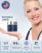 Ragkun Retinol Neck & Face Dual-Action Set—Collagen & Hyaluronic Acid Firming Neck Cream, Anti-Aging Day & Night Moisturizer, Instant Face Lift Wrinkle Creams for Women & Men, 2-Pack - Image 5