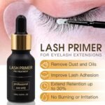 Lash Bonder and Primer Kit for Eyelash Extensions, Glue Accelerator Lash Sealant, Eyelash Extension Primer Protein Oil Remover, Adhesive Makeup Tools for Professional Use (15ml+15ml) - Image 4