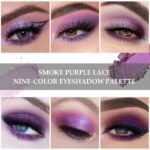 SUAKE Purple Eyeshadow Palette for Eye Makeup,High Pigmented Silver White Tan Grape Brown Color Light Violet Eye Shadow Primers, Matte Shimmer Powder Palet de sombras de ojos - Image 3