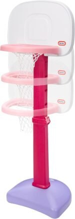 Little Tikes Easy Score Basketball Set, Pink- Amazon Exclusive 22.00 L x 23.75 W x 61.00 H Inches - Image 4