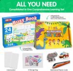NASHRIO Montessori 24 Themes Busy Book for Toddlers 3-5, Engaging Preschool Learning Activities for Home School Travel – Educational Toy for 3-6 Year Old Boys & Girls - Image 5