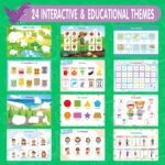 NASHRIO Montessori 24 Themes Busy Book for Toddlers 3-5, Engaging Preschool Learning Activities for Home School Travel – Educational Toy for 3-6 Year Old Boys & Girls - Image 7