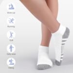 Felicigeely Ankle Athletic Running Socks Low Cut Sports Socks Breathable Cushioned Tab Socks for Men Women 6 Pairs - Image 7