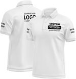 Custom Shirts, Custom Polo, Custom Polo Shirts for Men Personalized Golf Shirts Design Your Own Polos - Image 2