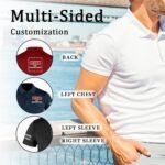Custom Shirts, Custom Polo, Custom Polo Shirts for Men Personalized Golf Shirts Design Your Own Polos - Image 3