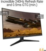 ASUS TUF Gaming Series 5 32” 1080P Curved Monitor (VG32VQM5AZ) - Full HD, 1500R, 240Hz, 0.5ms, Extreme Low Motion Blur Sync, FreeSync Premium, 120% sRGB, DisplayWidget, 3 yr Warranty - Image 4