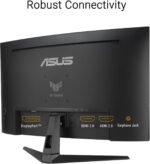 ASUS TUF Gaming Series 5 32” 1080P Curved Monitor (VG32VQM5AZ) - Full HD, 1500R, 240Hz, 0.5ms, Extreme Low Motion Blur Sync, FreeSync Premium, 120% sRGB, DisplayWidget, 3 yr Warranty - Image 7
