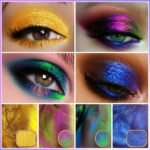 UCANBE Multichrome Chameleon Eyeshadow Makeup Palette, 4 Colors Holographic Metallic Glitter Eye Shadow Pallet, High Pigmented Creamy Duo Chrome Multidimensional Eye Make Up Kit - Image 4