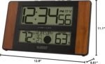La Crosse Technology Wall/Table Clock, 6.61-inch x 11.1-inch x 1.14-inch (513-1417CH-INT) - Image 9