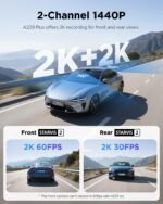 VIOFO A229 Plus Dash Cam Front and Rear, Dual STARVIS 2 Sensors, 2 Channel HDR, 1440P+1440P Voice Control Car Dash Camera, 5GHz Wi-Fi, Voice Control, Ultra-Precise GPS - Image 3