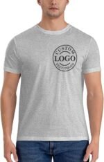 Custom T Shirts for Men Women Design Your Own Custom T-Shirt with Photo Logo Text Personalized Shirts Front/Back Print - Image 3