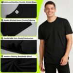 Custom Shirt, Custom Shirts Men Workout Shirts Dry Fit Moisture Wicking Short Sleeve Athletic Work T-Shirts - Image 4