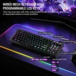 K1 Pro Macro Keyboard, Wired Only Full-Key Programmable On-Board Keypad, Custom Gaming Streaming Mechanical Keyboards with Screen & Knob, Gasket, RGB Backlit, Hot Swappable Shortcut Pad - Image 3
