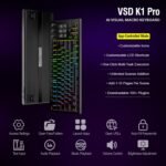 K1 Pro Macro Keyboard, Wired Only Full-Key Programmable On-Board Keypad, Custom Gaming Streaming Mechanical Keyboards with Screen & Knob, Gasket, RGB Backlit, Hot Swappable Shortcut Pad - Image 6
