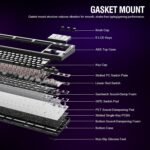 K1 Pro Macro Keyboard, Wired Only Full-Key Programmable On-Board Keypad, Custom Gaming Streaming Mechanical Keyboards with Screen & Knob, Gasket, RGB Backlit, Hot Swappable Shortcut Pad - Image 8