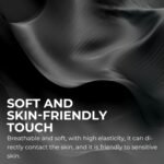 Dowinx Gaming Chair Breathable Fabric Game Chair with Gel Pad and Storage Bag, Comfortable Gamer Chair with Pocket Spring Cushion, Ergonomic Computer Chair with Footrest, Black - Image 5