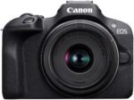 Canon EOS R100 Mirrorless Camera with RF-S18-45mm F4.5-6.3 IS STM Lens Kit, 24.1 Megapixel CMOS (APS-C) Sensor, 4K Video, RF Mount | Black Bundled with 64GB Memory Card & Camera Shoulder Bag (3 Items) - Image 3