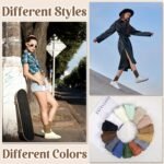 Justay 5 Pairs Slouchy Socks for Women - Slouch Long Crew Knit Boot Athletic Calf Tube Scrunch Socks - Image 7