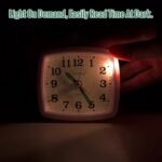 Lamisola Battery Analog Travel Alarm Clock, Small Clock for Bedroom, Desk Table Shelf Clocks for Room Office Bathroom Vanity, Aesthetic Retro Clocks for Kids Teen Seniors, Mint - Image 9