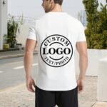 Custom T Shirts for Men Women Design Your Own Custom T-Shirt with Photo Logo Text Personalized Shirts Front/Back Print - Image 4