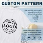 Custom T Shirts for Men Women Design Your Own Custom T-Shirt with Photo Logo Text Personalized Shirts Front/Back Print - Image 5