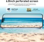 14 PM Unlocked Cell Phone,Smartphone Long Battery Life 6.82" HD Screen Unlocked Phones, 16+512GB Android 13.0 with 128G Memory Card, Dual SIM/Fingerprint Lock/Face ID/GPS (Blue) - Image 4